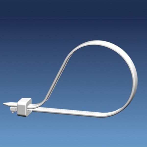 Panduit Cable Tie, 5.5"L, Nylon, White, PK1000 SST1.5M-M
